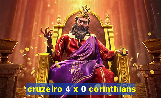 cruzeiro 4 x 0 corinthians